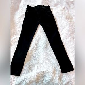 AG jeans the legging ankle, super skinny ankle, black, size 28.  Black